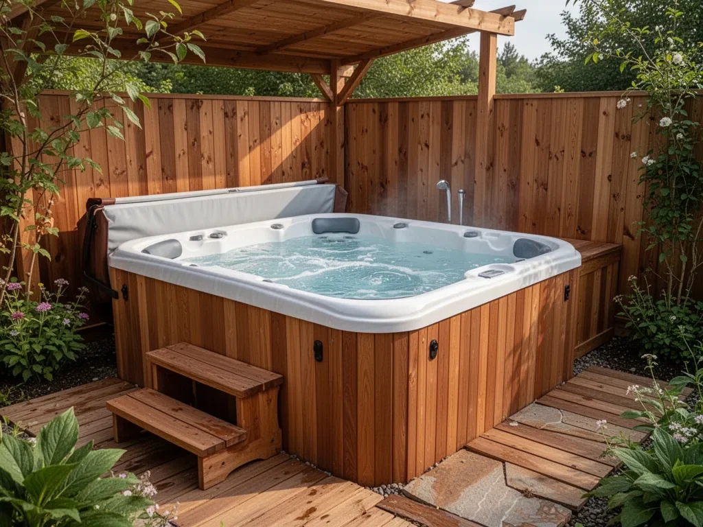 Luksusowa balia ogrodowa jako centrum domowego SPA